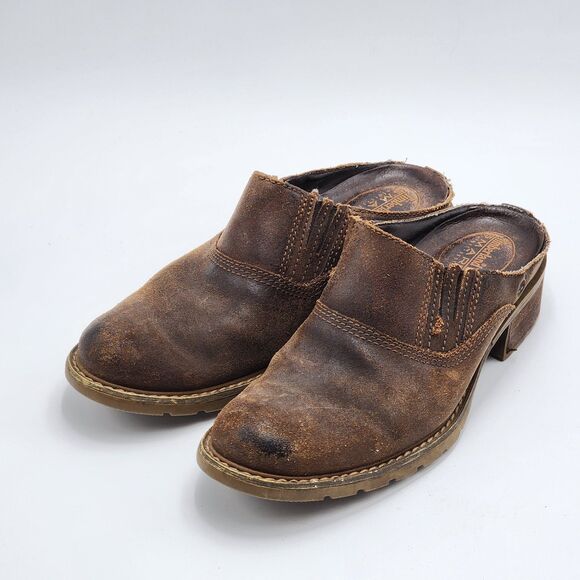 Timberland Smart Leather Slip On Mule Clogs Shoes Size 8.5 - Picture 3 of 11